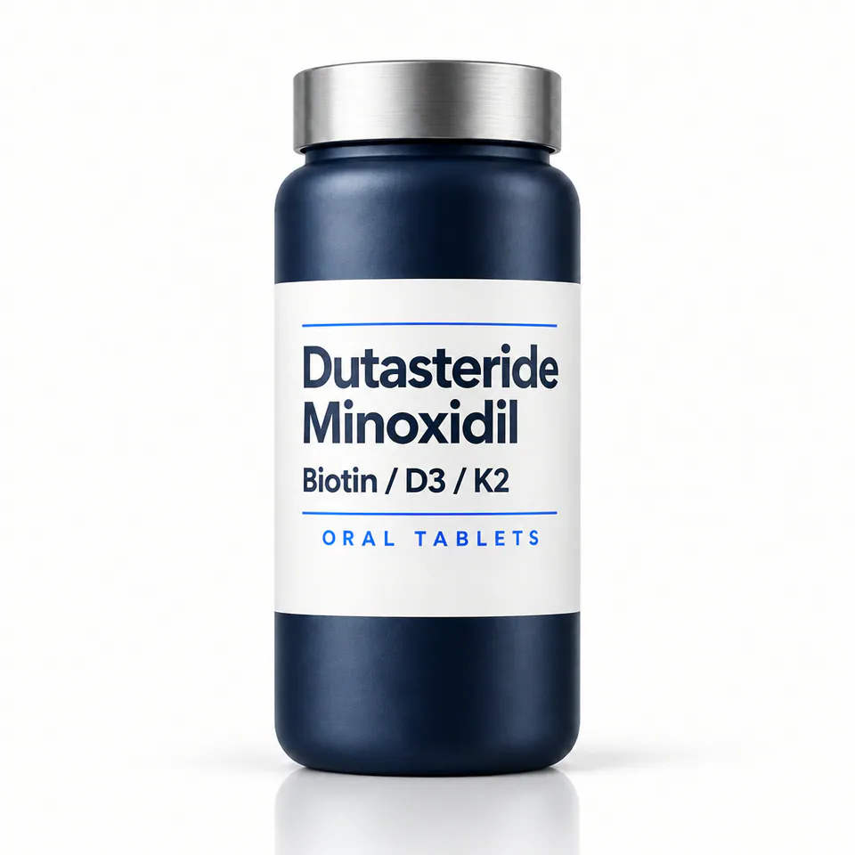 Dutasteride / Minoxidil / Biotin / D3 / K2 (Oral)